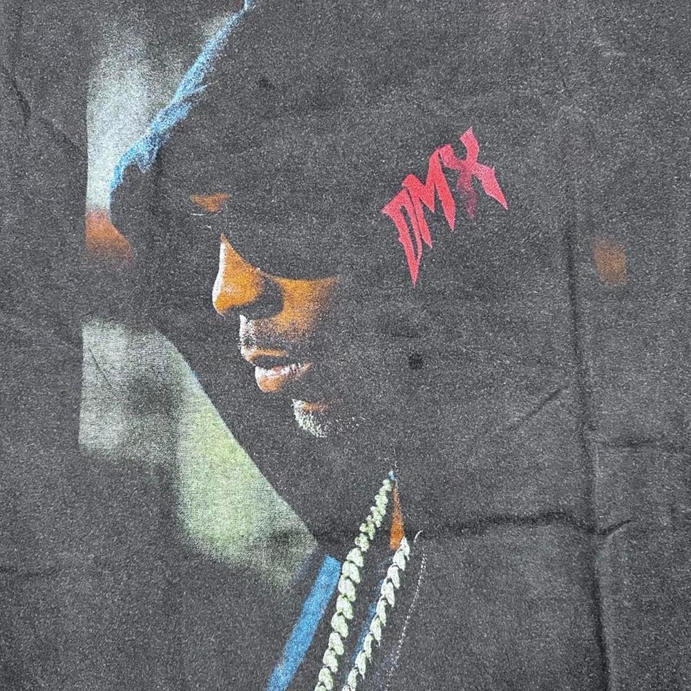 Legends Apparel DMX The Next 50 Hip Hop T-Shirt Mens Medium Black Grey Graphic